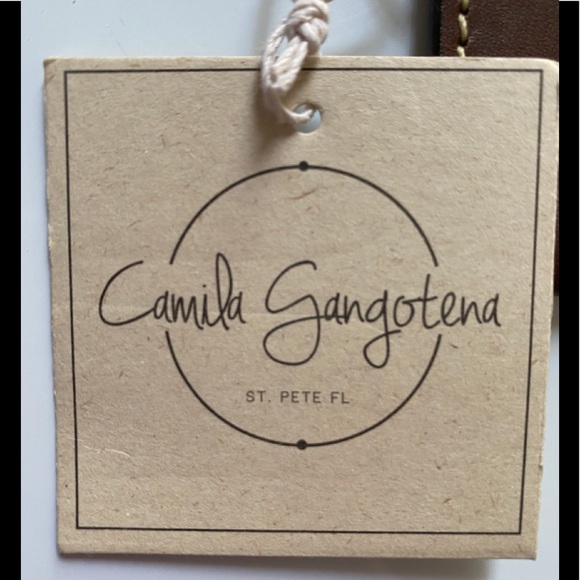 Camila Gangotena of St. Petersburg Florida Custom Leather Pouch - Picture 4 of 5